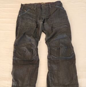 Vintage G-Star Raw Straight Dark Blue Denim Regular Fit Size 33 Men's Jeans